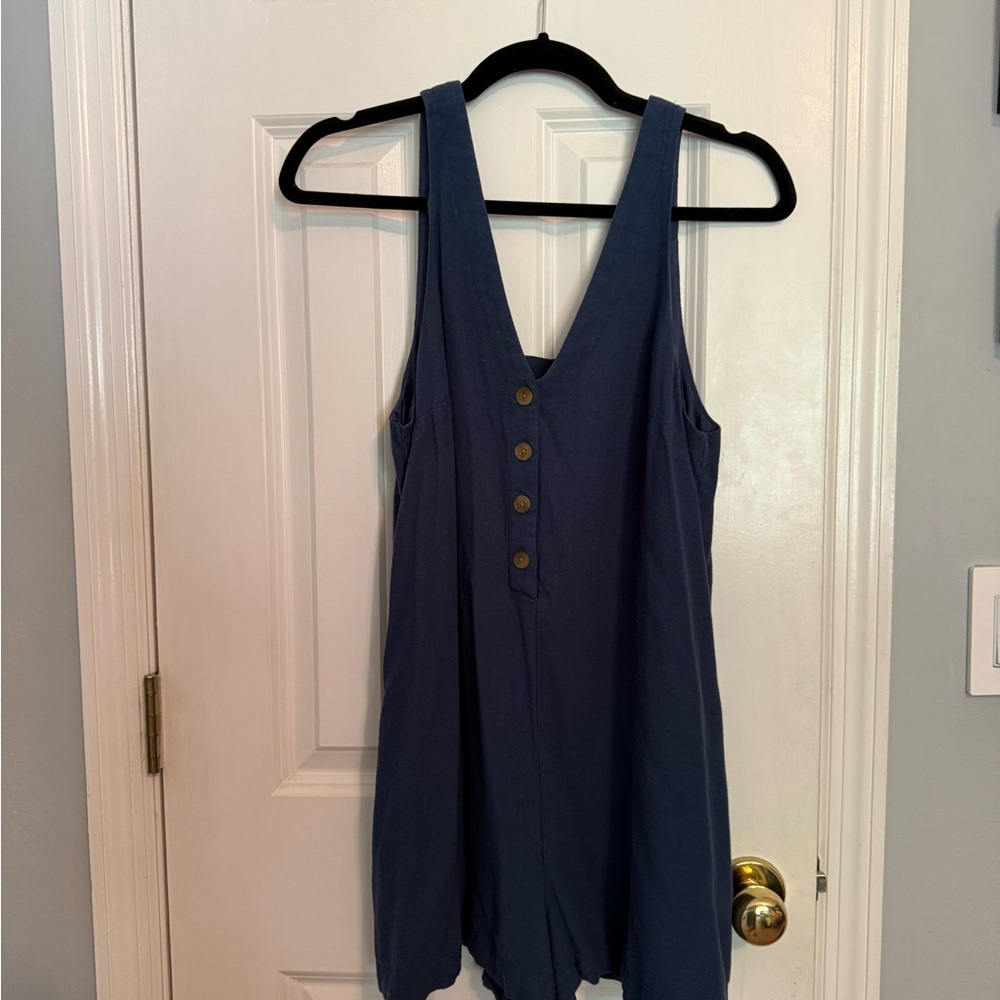 American Eagle Outfitters Navy Blue Romper